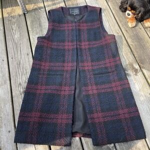 Anthropologie Sanctuary Yannah Poly/Wool Plaid